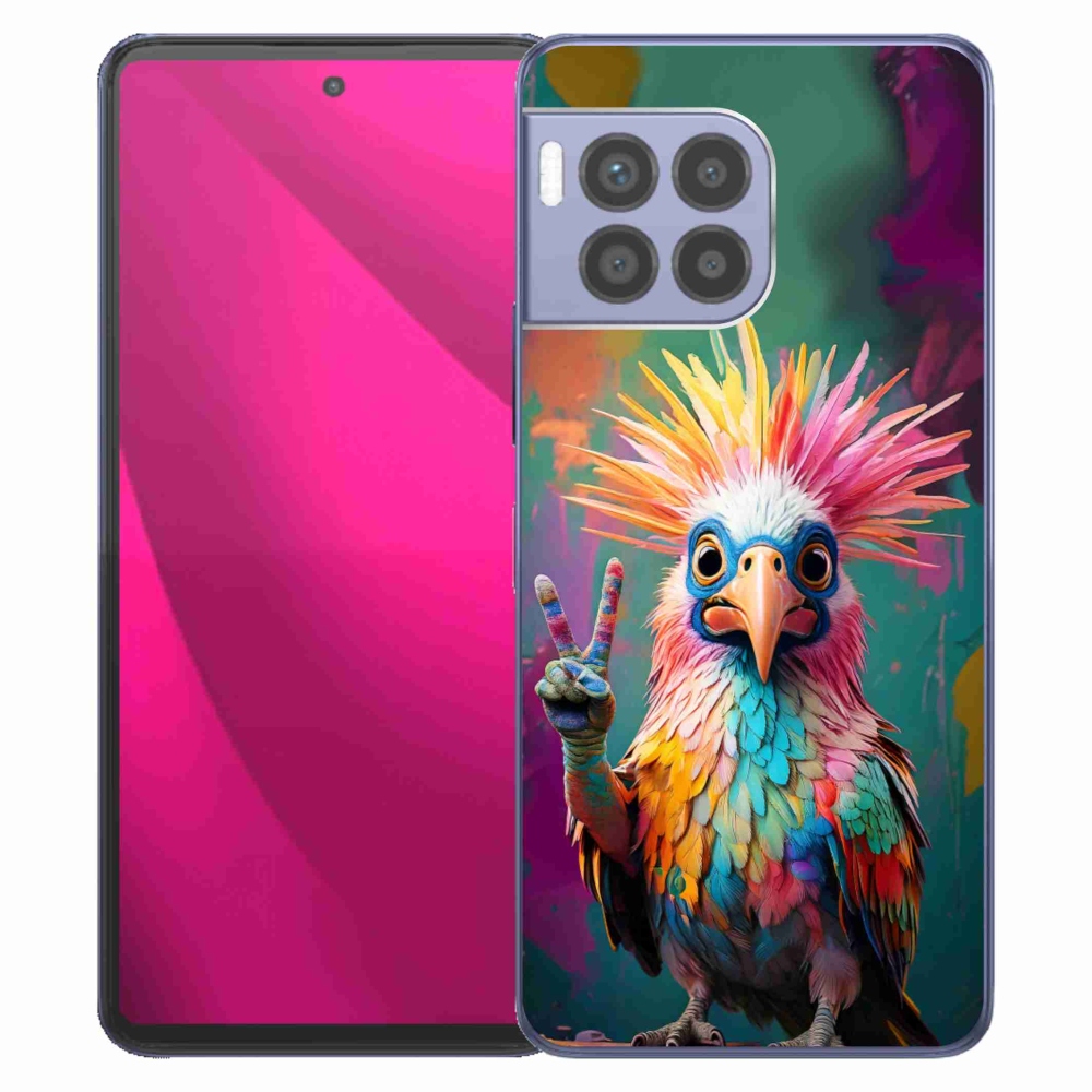 Gélový kryt mmCase na T phone 2 Pro - farebný rebel