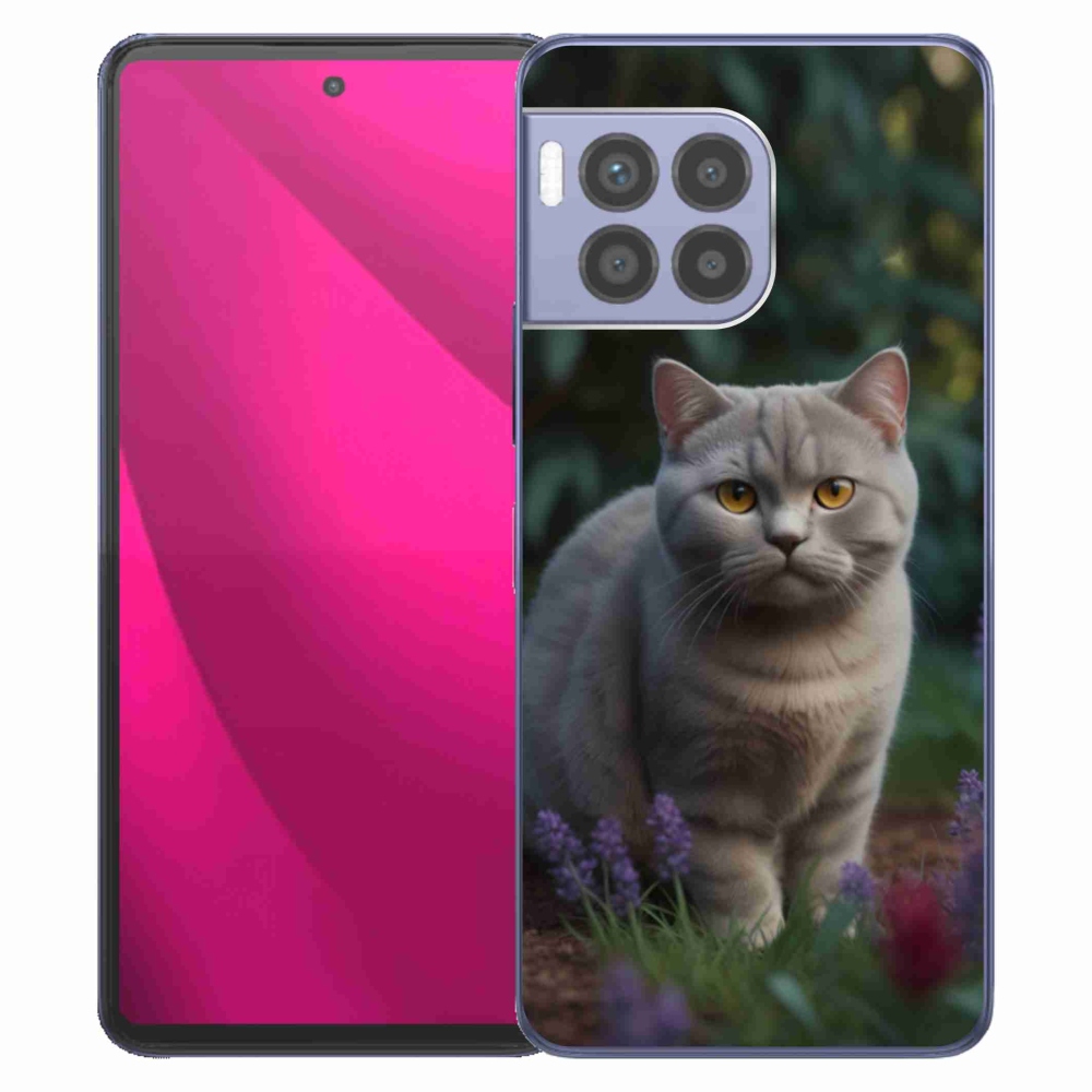 Gélový kryt mmCase na T phone 2 Pro - britská mačka