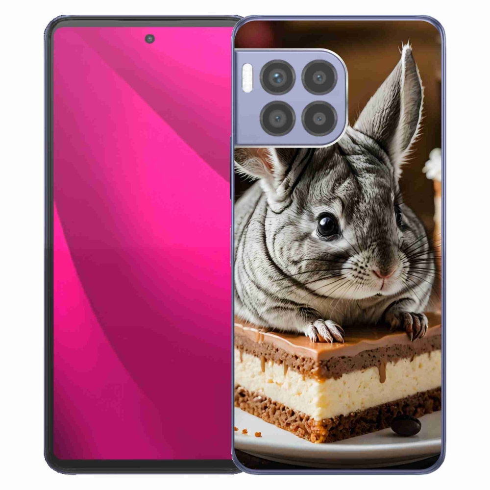 Gélový kryt mmCase na T phone 2 Pro - činčila