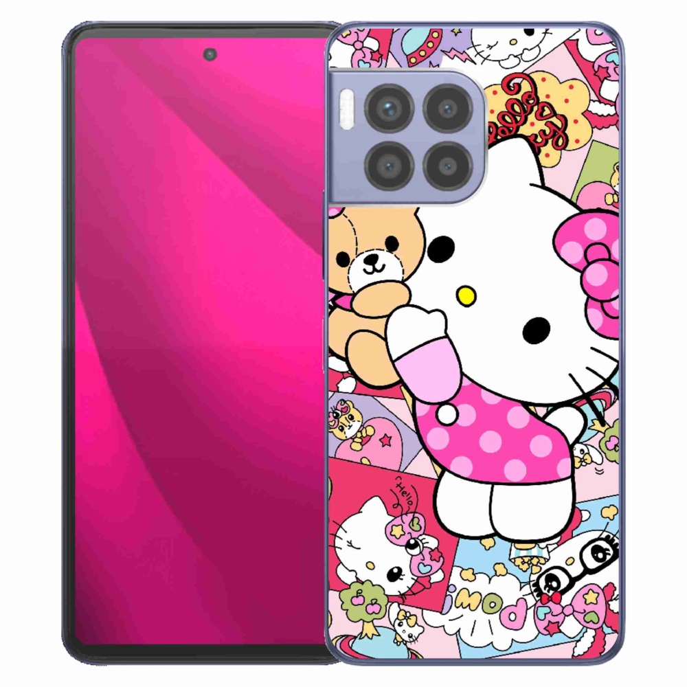 Gélový kryt mmCase na T phone 2 Pro - cute kitty