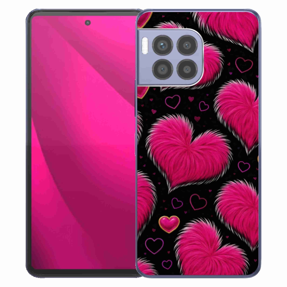 Gélový kryt mmCase na T phone 2 Pro - hebké srdce