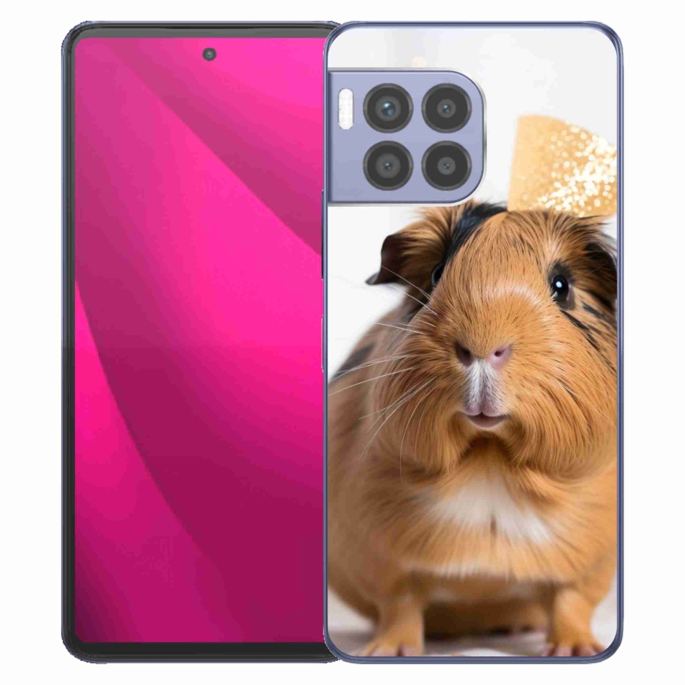 Gélový kryt mmCase na T phone 2 Pro - hnedé morča