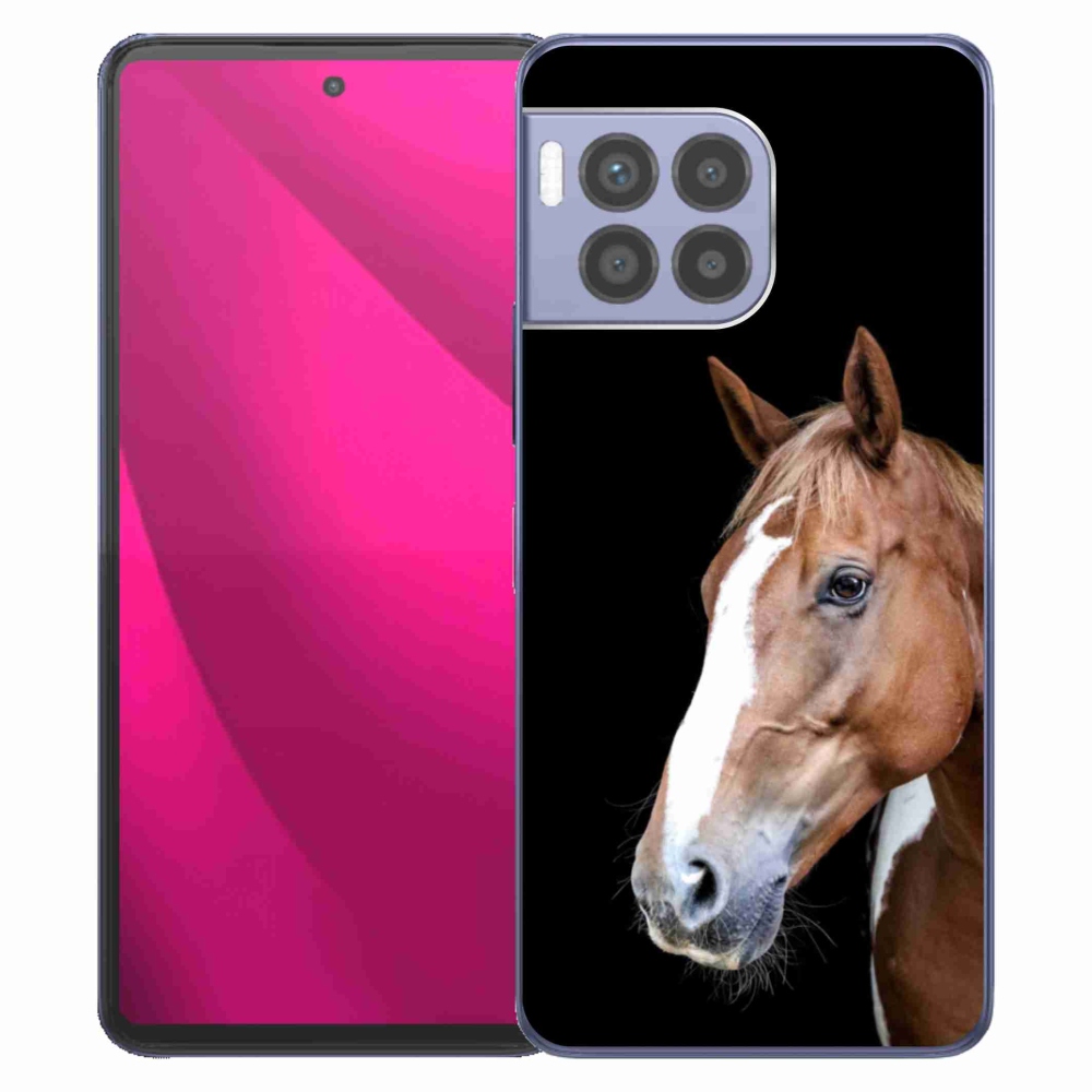 Gélový kryt mmCase na T phone 2 Pro - hnedý kôň 3
