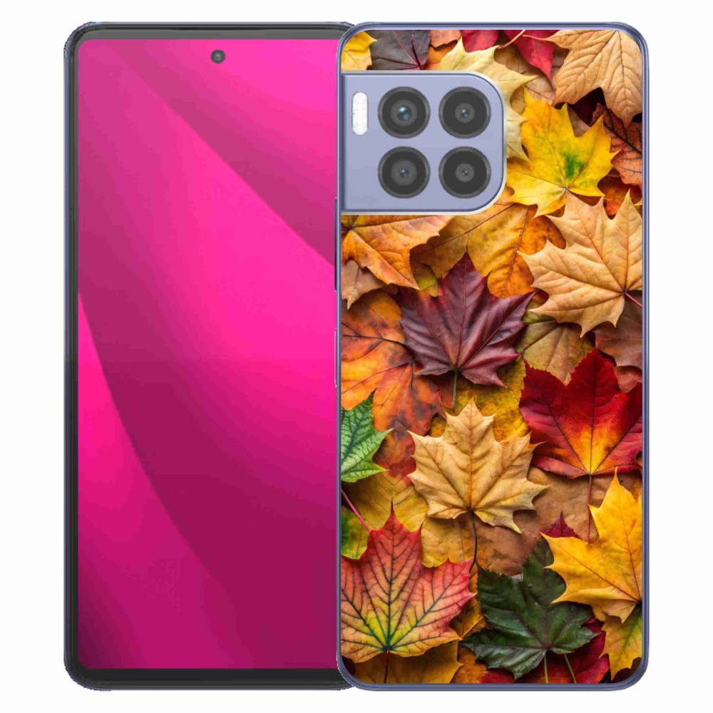 Gélový kryt mmCase na T phone 2 Pro - javorové listy 2