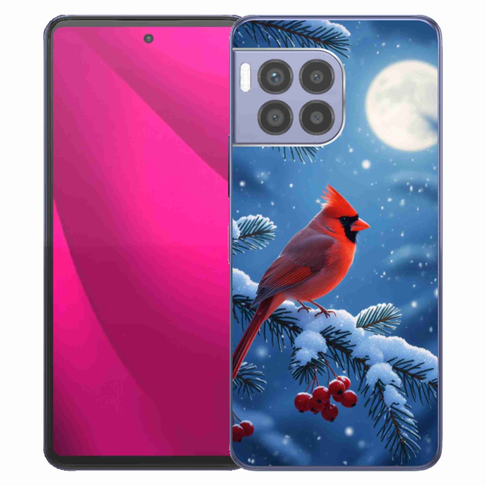 Gélový kryt mmCase na T phone 2 Pro - kardinál červený