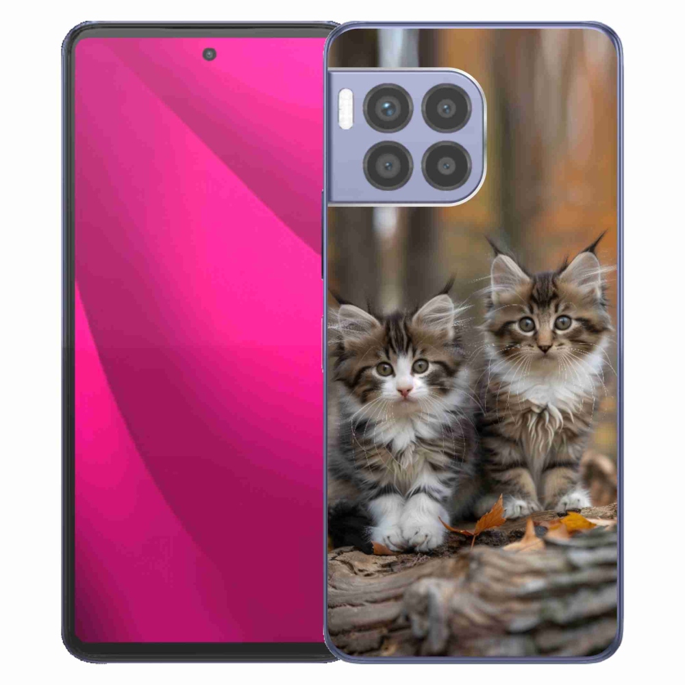 Gélový kryt mmCase na T phone 2 Pro - mačacie duo 3