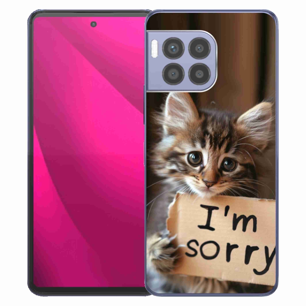 Gélový kryt mmCase na T phone 2 Pro - mačacie ospravedlnenie