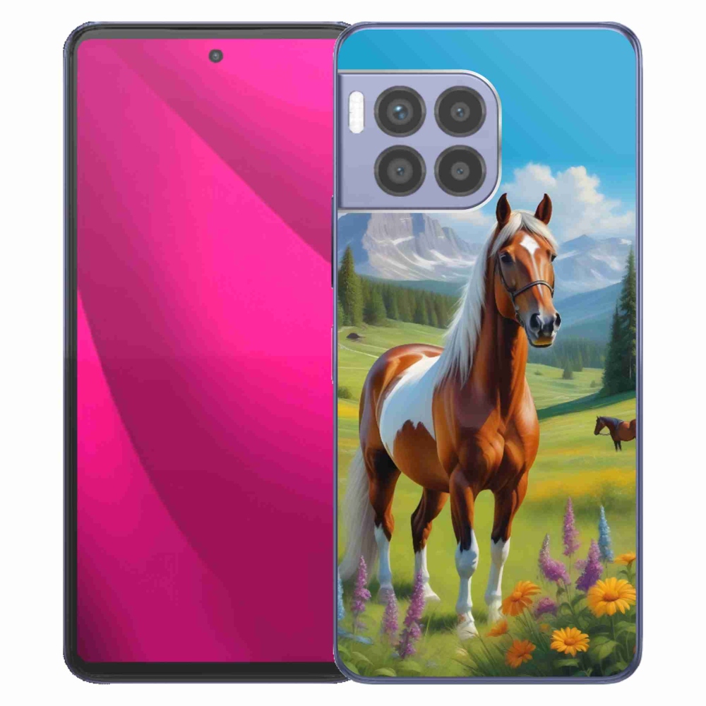 Gélový kryt mmCase na T phone 2 Pro - kôň na lúke