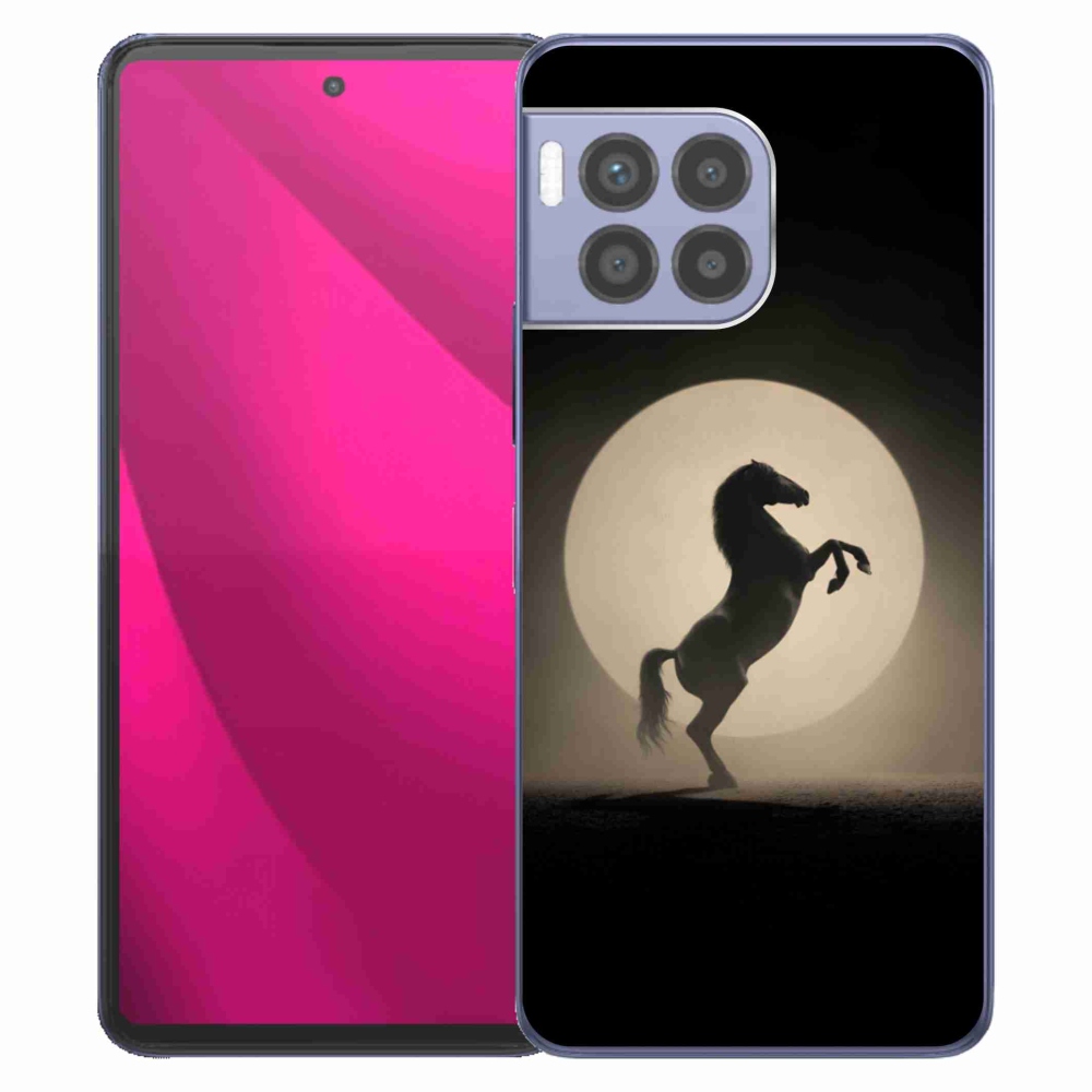 Gélový kryt mmCase na T phone 2 Pro - kôň v siluete