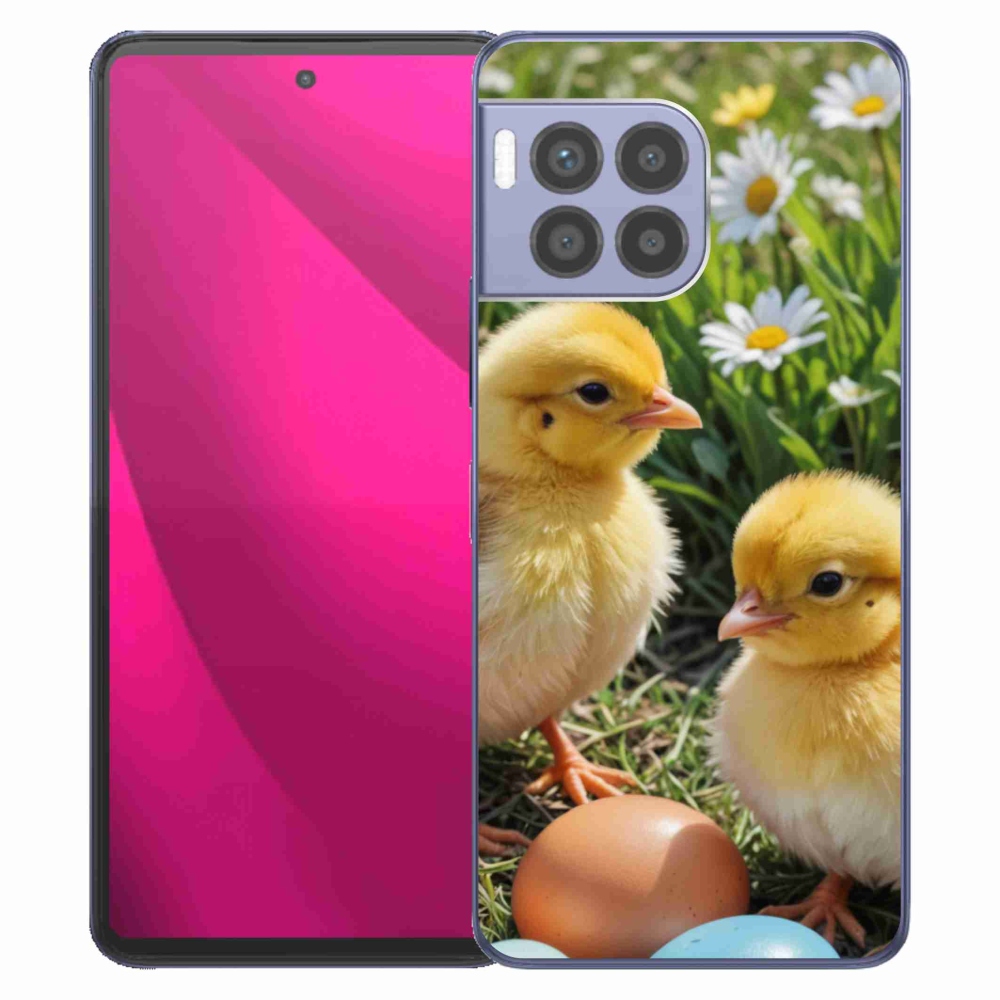Gélový kryt mmCase na T phone 2 Pro - kuriatka