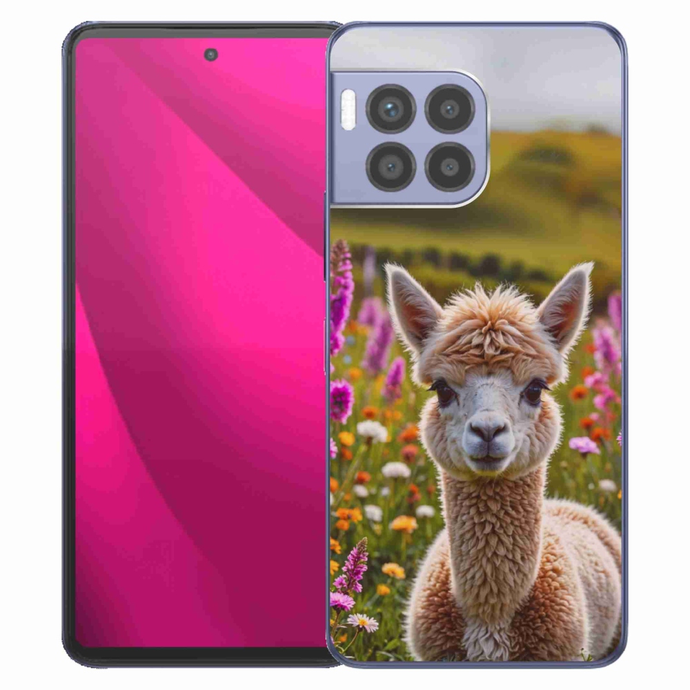 Gélový kryt mmCase na T phone 2 Pro - lama na lúke