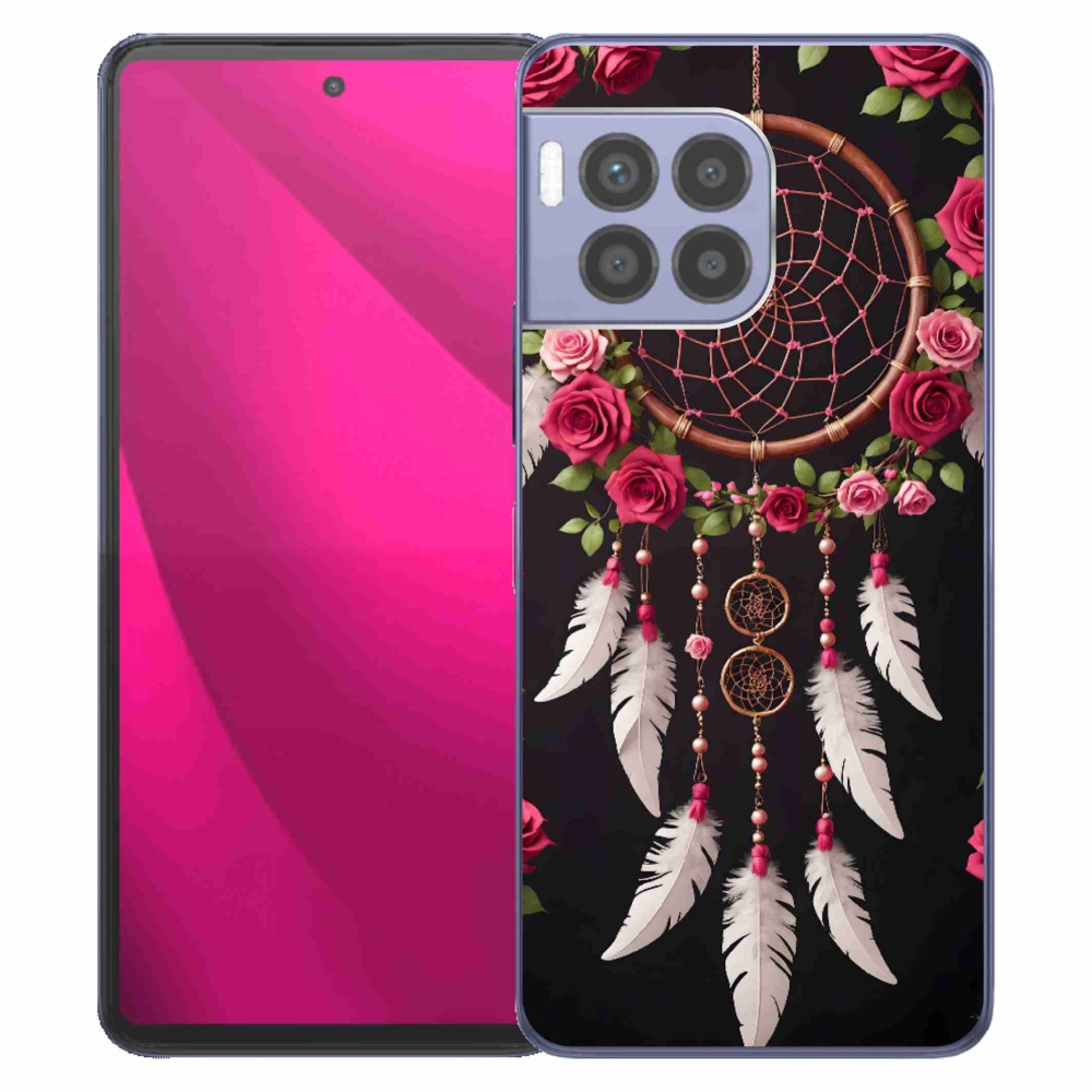 Gélový kryt mmCase na T phone 2 Pro - lapač snov s ružami