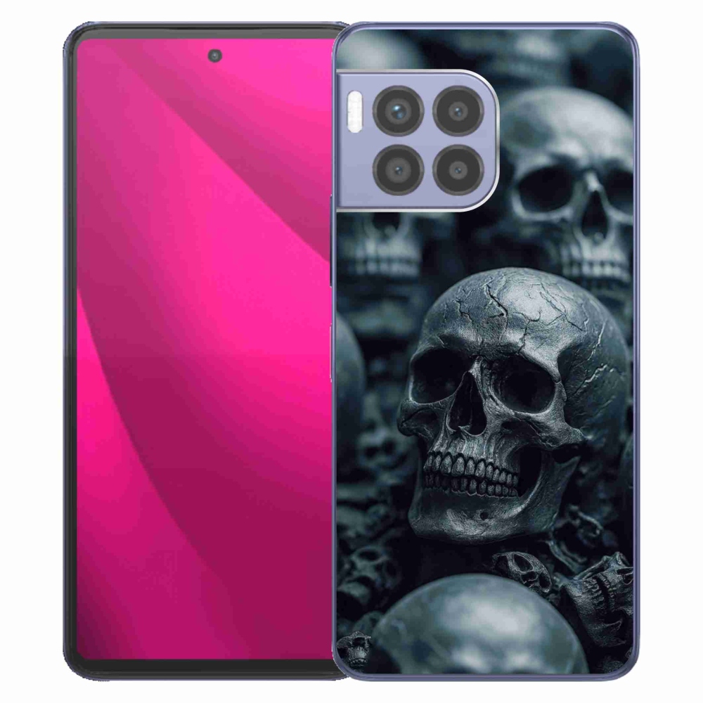 Gélový kryt mmCase na T phone 2 Pro - lebka 2