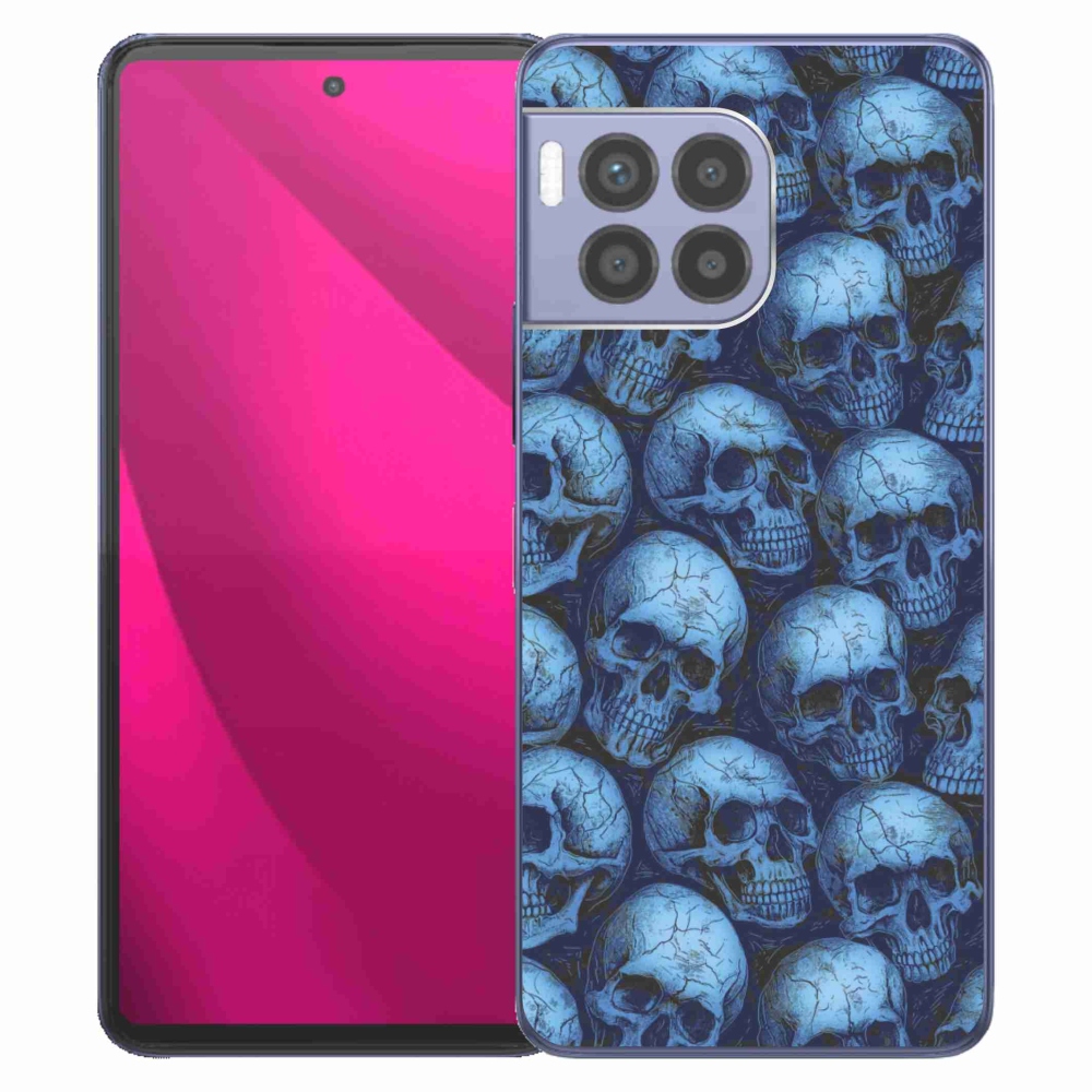 Gélový kryt mmCase na T phone 2 Pro - lebky