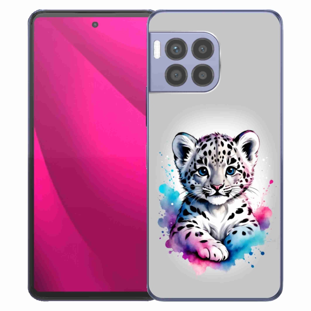 Gélový kryt mmCase na T phone 2 Pro - leopardej mláďa