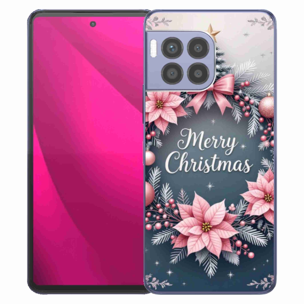 Gélový kryt mmCase na T phone 2 Pro - merry christmas