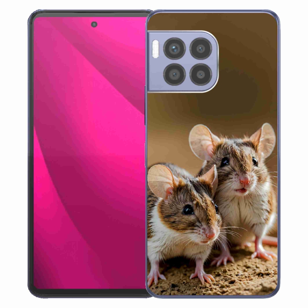 Gélový kryt mmCase na T phone 2 Pro - myší duo
