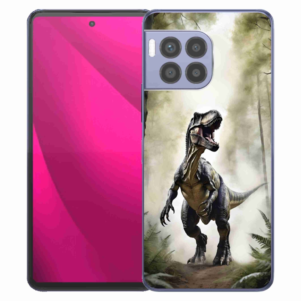 Gélový kryt mmCase na T phone 2 Pro - naštvaný T-Rex