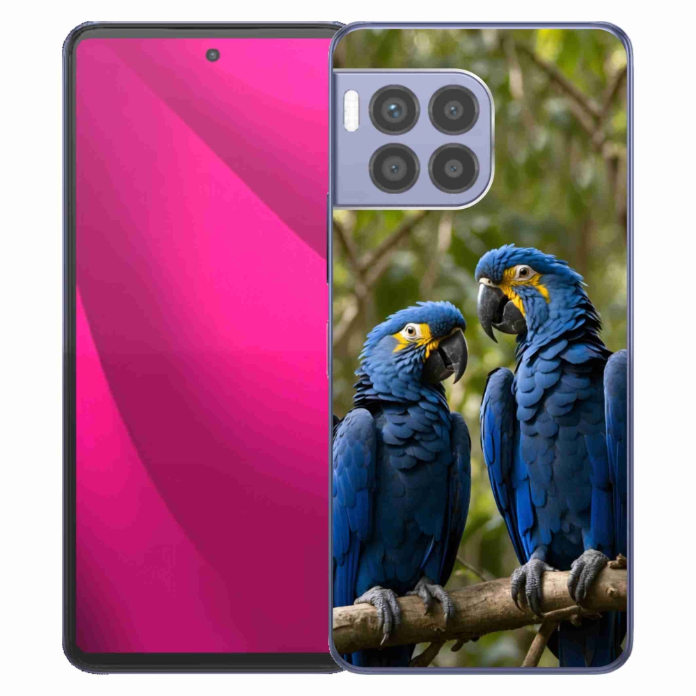 Gélový kryt mmCase na T phone 2 Pro - papagájové duo