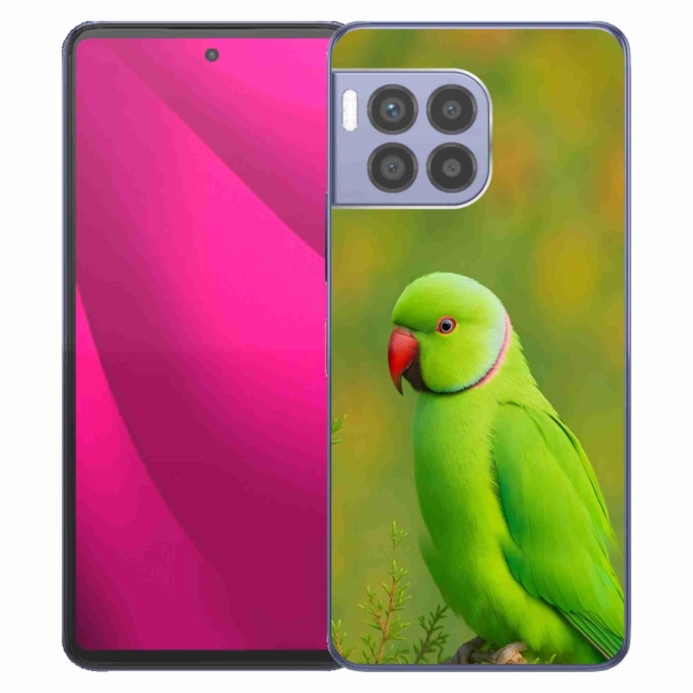 Gélový kryt mmCase na T phone 2 Pro - papagáj alexander 2