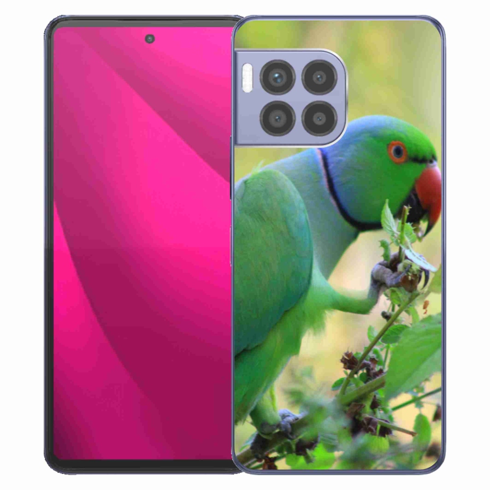 Gélový kryt mmCase na T phone 2 Pro - papagáj Alexandr