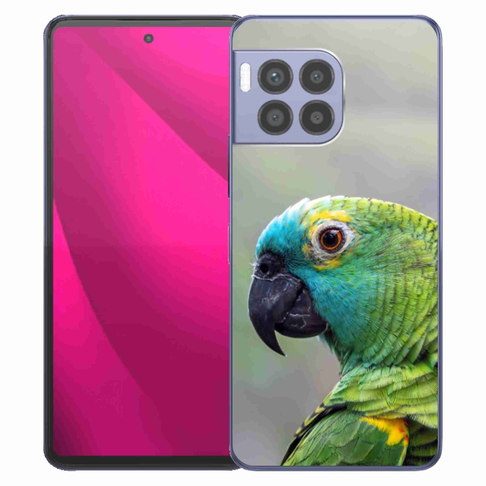 Gélový kryt mmCase na T phone 2 Pro - papagáj amazončan