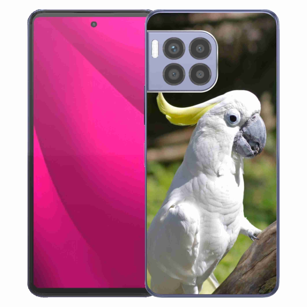 Gélový kryt mmCase na T phone 2 Pro - papagáj kakadu 2
