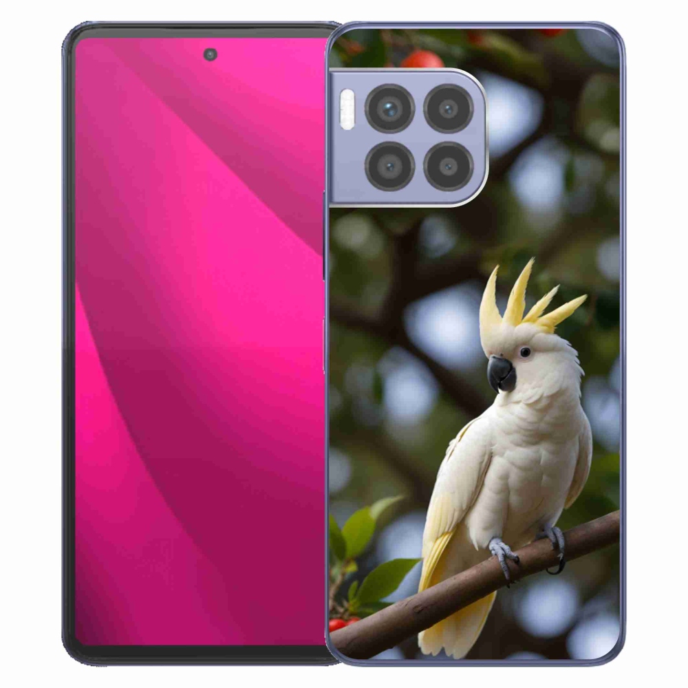 Gélový kryt mmCase na T phone 2 Pro - papagáj kakadu 3