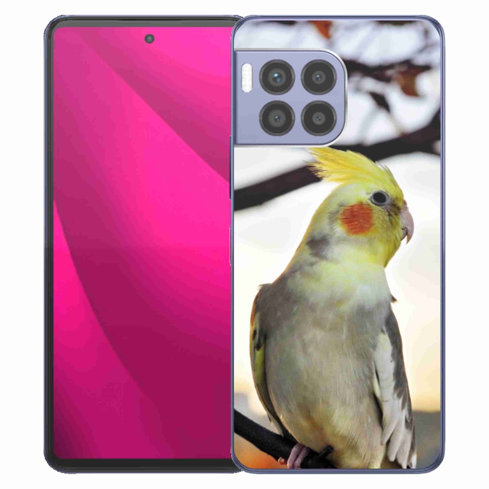 Gélový kryt mmCase na T phone 2 Pro - papagáj korela