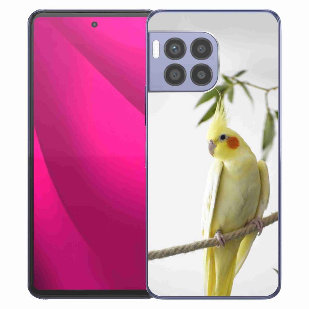 Gélový kryt mmCase na T phone 2 Pro - papagáj korela chocholatá