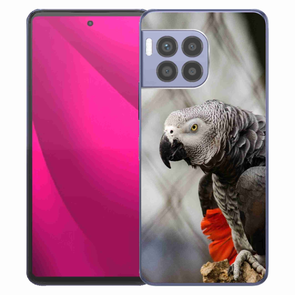 Gélový kryt mmCase na T phone 2 Pro - papagáj žako 3