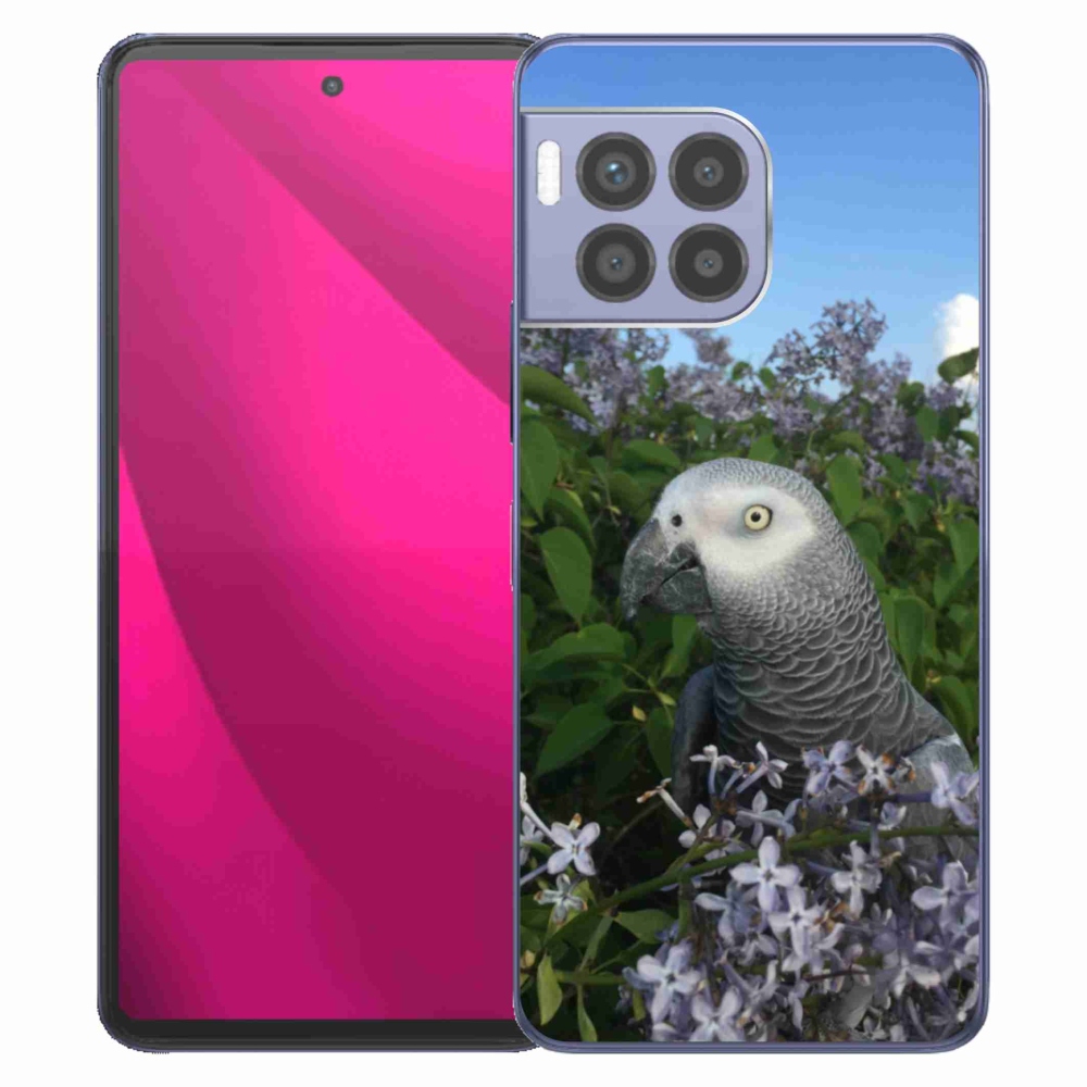 Gélový kryt mmCase na T phone 2 Pro - papagáj žako