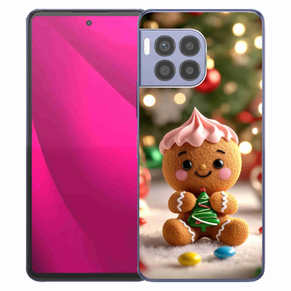 Gélový kryt mmCase na T phone 2 Pro - perníček