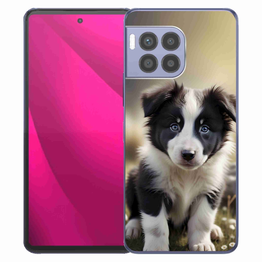Gélový kryt mmCase na T phone 2 Pro - roztomilá border kólia
