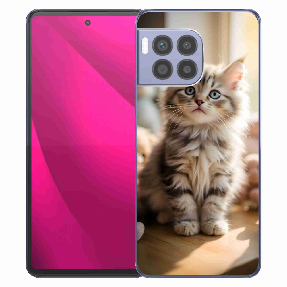 Gélový kryt mmCase na T phone 2 Pro - roztomilé mačiatko 10