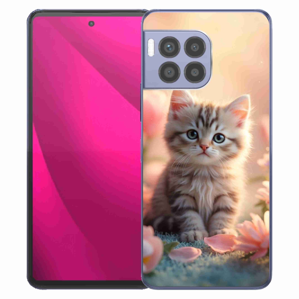Gélový kryt mmCase na T phone 2 Pro - roztomilé mačiatko 8