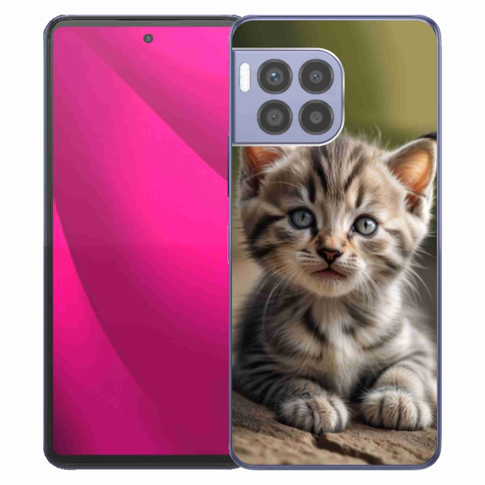 Gélový kryt mmCase na T phone 2 Pro - roztomilé mačiatko 9