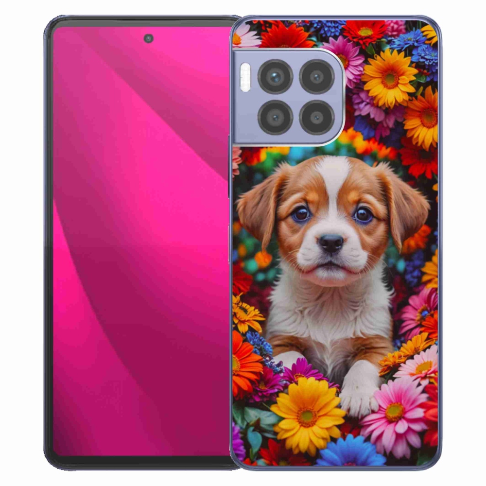 Gélový kryt mmCase na T phone 2 Pro - roztomilé šteňa