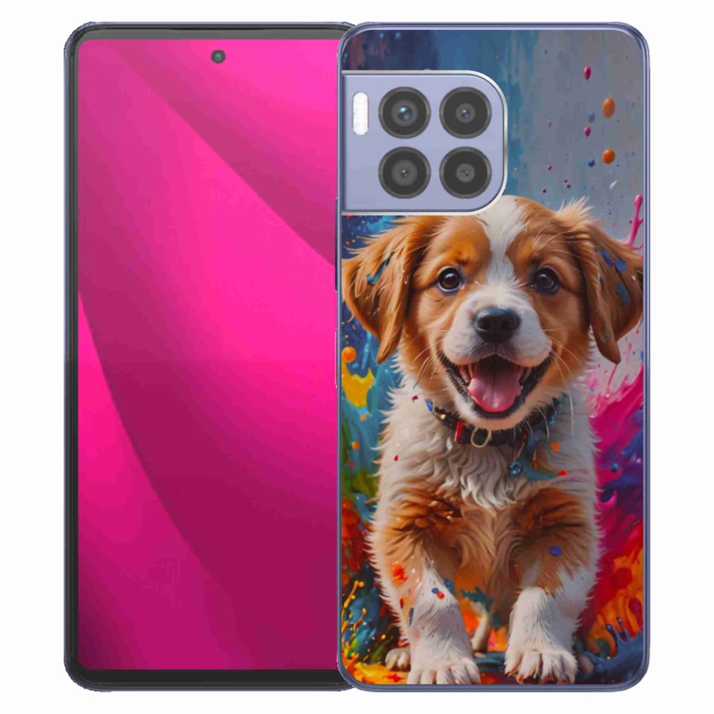 Gélový kryt mmCase na T phone 2 Pro - roztomilé šteňa 3