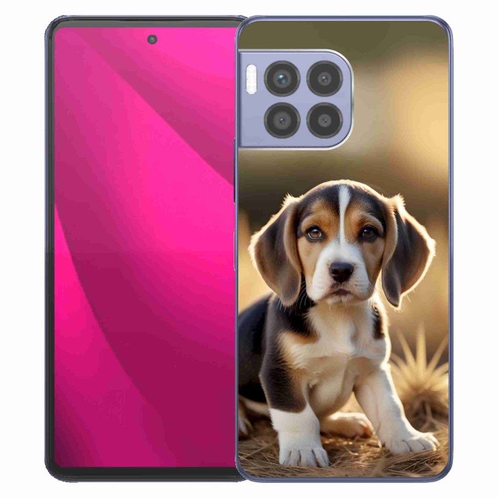 Gélový kryt mmCase na T phone 2 Pro - roztomilý bígl