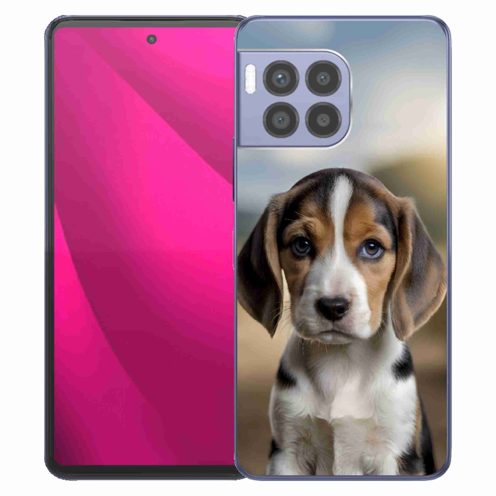 Gélový kryt mmCase na T phone 2 Pro - roztomilý bígl