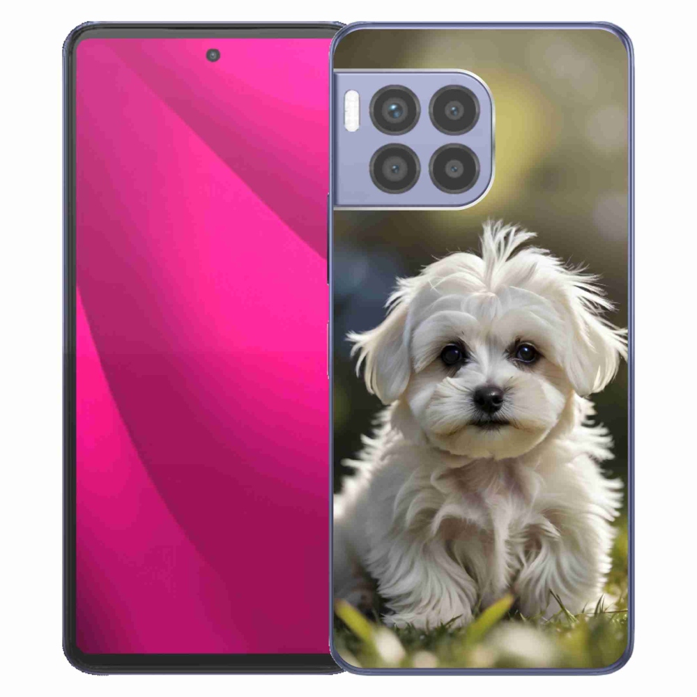Gélový kryt mmCase na T phone 2 Pro - roztomilý maltézsky psík