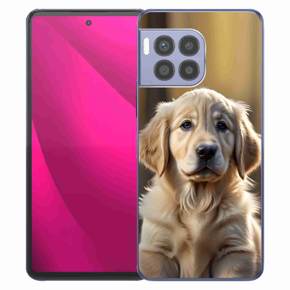 Gélový kryt mmCase na T phone 2 Pro - roztomilý zlatý retriever