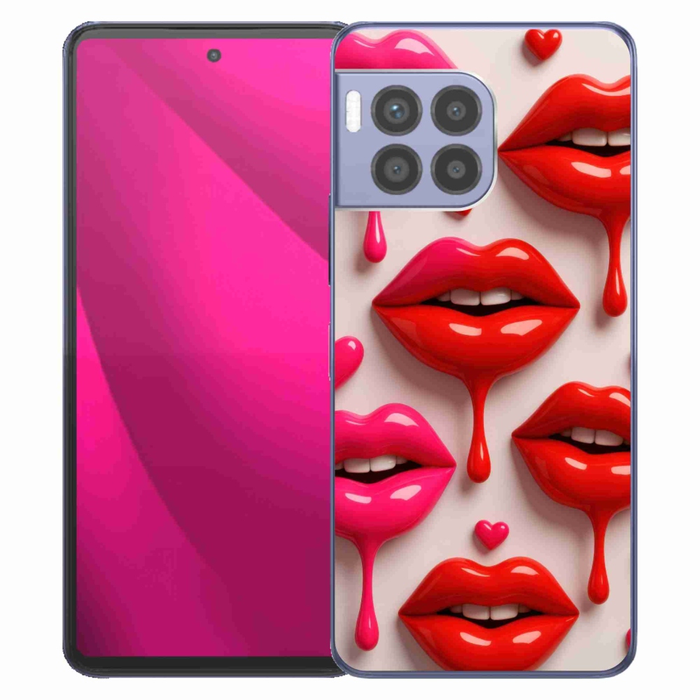 Gélový kryt mmCase na T phone 2 Pro - pery 2