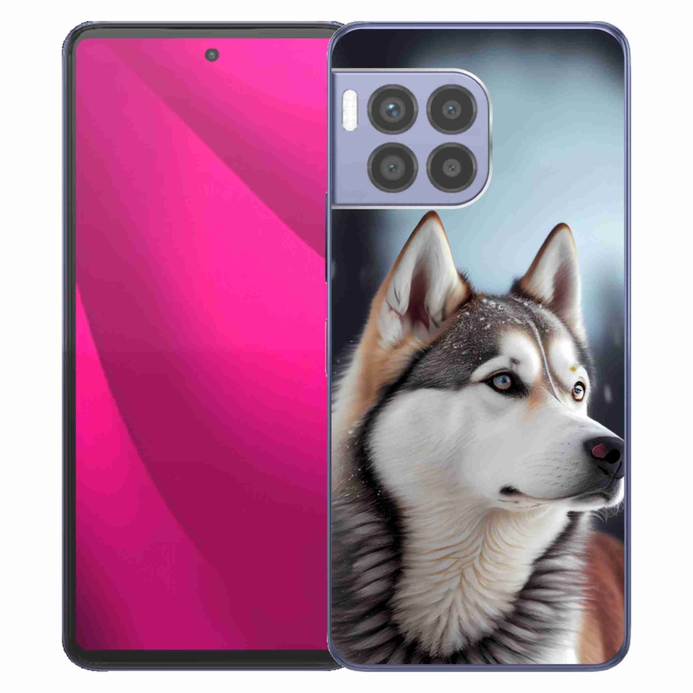 Gélový kryt mmCase na T phone 2 Pro - sibírsky husky