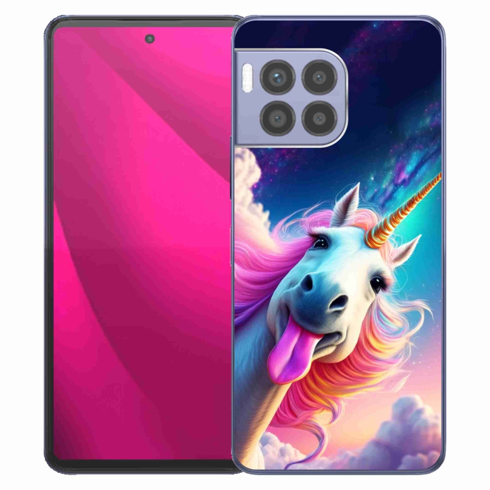 Gélový kryt mmCase na T phone 2 Pro - šialený jednorožec