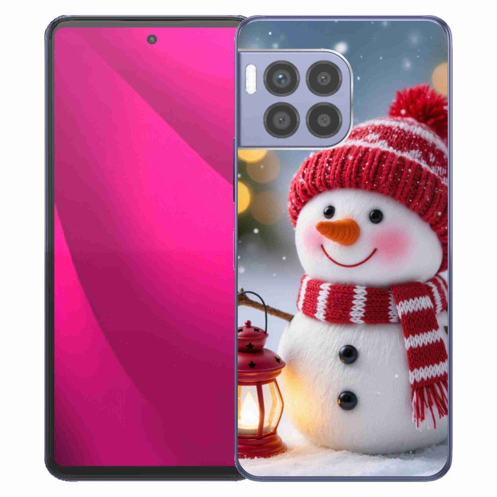 Gélový kryt mmCase na T phone 2 Pro - snehuliak 2
