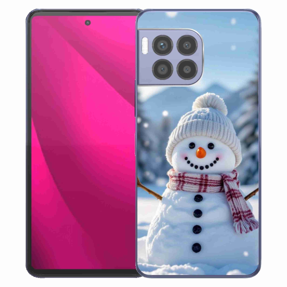 Gélový kryt mmCase na T phone 2 Pro - snehuliak 3