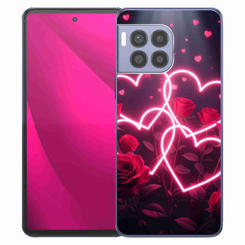 Gélový kryt mmCase na T phone 2 Pro - srdce lásky