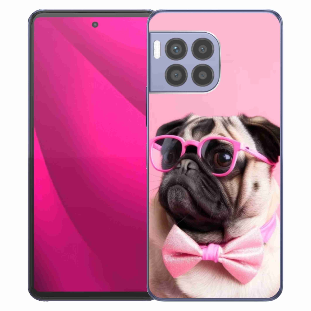 Gélový kryt mmCase na T phone 2 Pro - štýlový mops